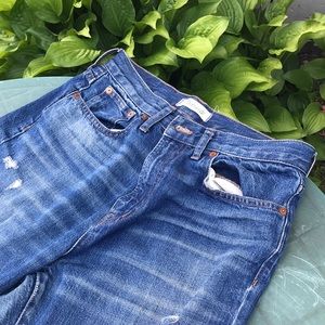 madewell perfect vintage jean size 28